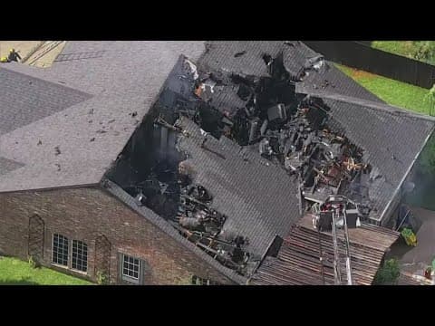 Fire caused by possible lightning strike damages Grand Prairie home, officials say