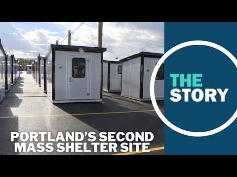 Portland unveils second mass homeless shelter site, hosting RVs and pods