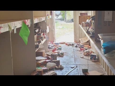 Burglars allegedly steal $12K of merchandise from Houston fireworks stand