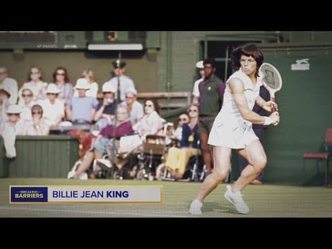 How legendary tennis player Billie Jean King fought for equality in the world of tennis