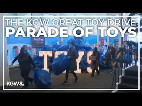 KGW wraps up the annual Great Toy Drive with a ‘Parade of Toys’