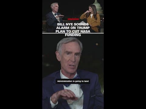 Bill Nye sounds alarm on NASA funding
