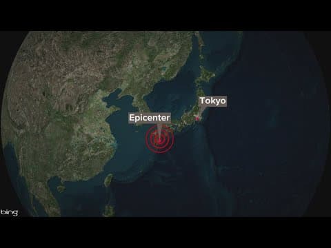 A tsunami warning was issued for Japan after massive earthquake