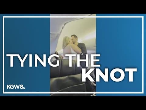 Portland couple gets married aboard Alaska Airlines flight