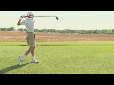 13-year-old golfer in Kansas celebrates near-impossible accomplishment