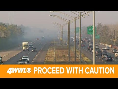 Caution still urged as intense fog and smoke dissipates in New Orleans East