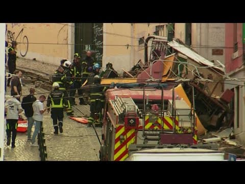 17 killed, 21 hurt after streetcar crash in Lisbon