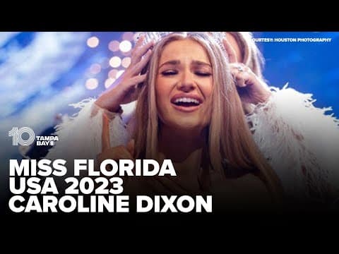 Caroline Dixon crowned Miss Florida USA 2023