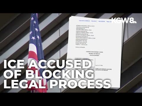Lawsuit: Attorneys say ICE hindering legal access in Oregon before transfers