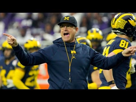 Big Ten: Jim Harbaugh can't attend Michigan games for remainder of season