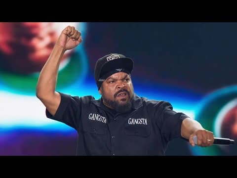 Ice Cube performing at Ohio State Fair on Tuesday