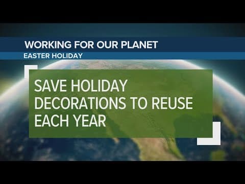Reusing holiday decorations | Working for Our Planet