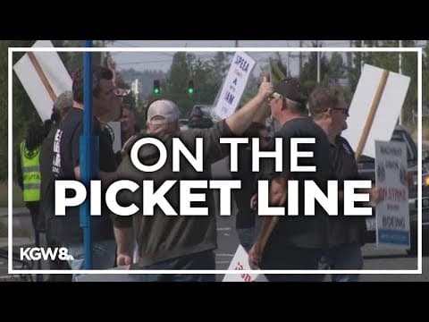 Boeing machinists in Gresham strike after union members reject contract offer