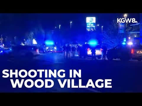One wounded in Wood Village shooting; suspect at large