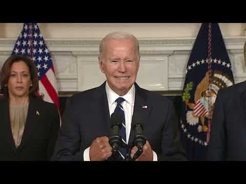 Biden condemns the 'sheer evil' of Hamas attacks, vows US will 'stand with Israel'