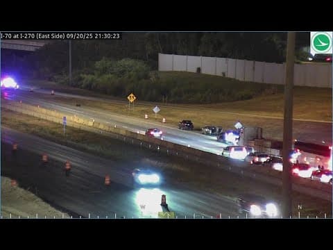 I-70 West in east Columbus reopens after crash involving multiple vehicles