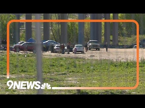 City sweeping migrant encampment Wednesday