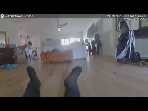 Bodycam video shows moment home invasion suspect shot HPD officer in Spring Branch