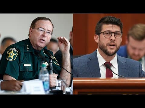 Sheriff Grady Judd, Florida AG discussing multi-million dollar fraud investigation