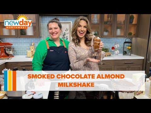 This smoked chocolate almond milkshake is a great way to use this Girl Scout cookie - New Day NW