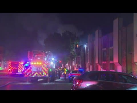 Dallas apartment catches fire overnight, officials say