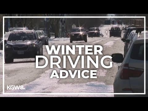 Tips for driving in winter weather