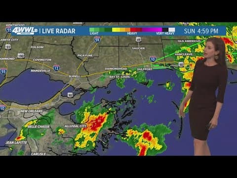 New Orleans Weather: Showers end Sunday night, cooler week ahead