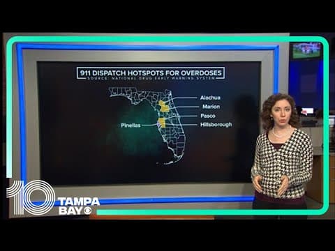 These 3 Tampa Bay area counties named ‘hotspots’ for overdose 911 dispatches