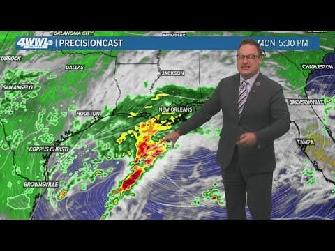 Weather: Light rain to continue overnight, Tuesday