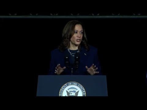 VP Kamala Harris speaks at the Sigma Gamma Rho Sorority Biennial Boule, reacts to Trump NABJ remarks