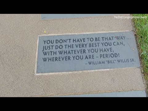 Pathway dedicated to those who gave a voice to the voiceless