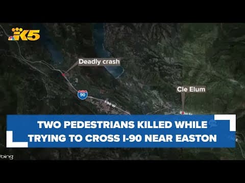 Two pedestrians killed on I-90