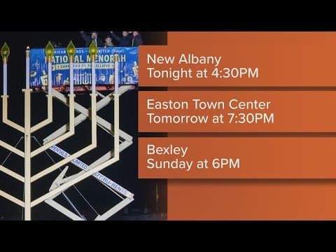 Hanukkah celebrations underway in central Ohio