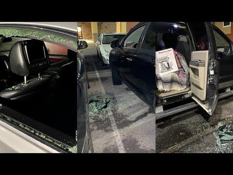 Multiple cars broken into outside of north Columbus hotel