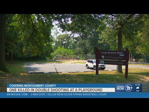 Montgomery County police looking for suspect after deadly shooting at Silver Spring playground