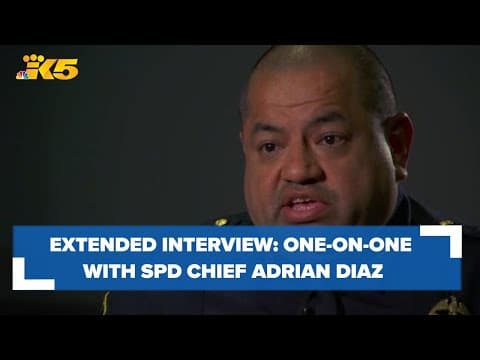 EXTENDED: One-on-one interview with SPD Chief Diaz on the state of safety in Seattle