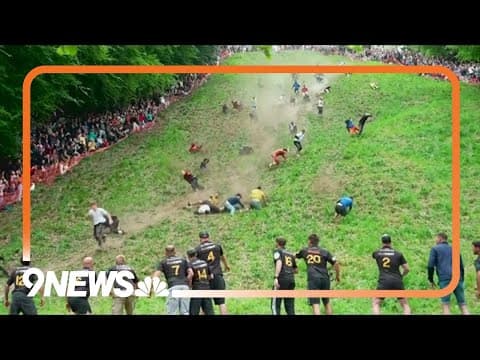 German YouTuber wins back-to-back cheese rolling race titles