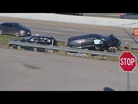 Police shooting after chase and crash in North Texas
