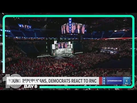 Young republicans, democrats in the Tampa Bay area react following Republican National Convention