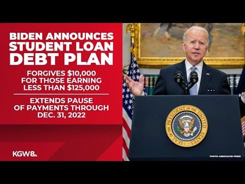 Biden cancels $10K of student loan debt for millions of Americans