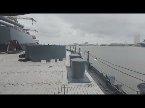 Battleship Texas lease signed for permanent Galveston Pier 15 location