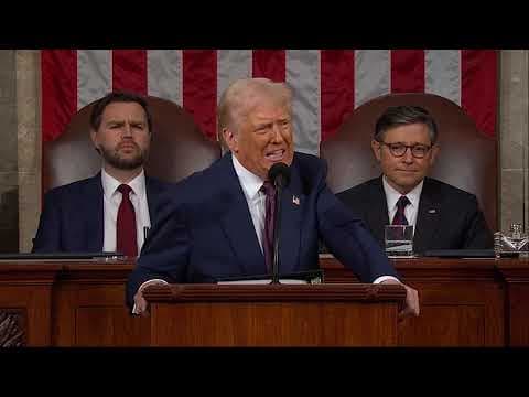 Trump closes his joint address declaring 'the golden age of America has only just begun'