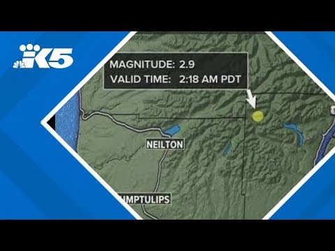 2.9 magnitude earthquake hits in Olympic National Forest