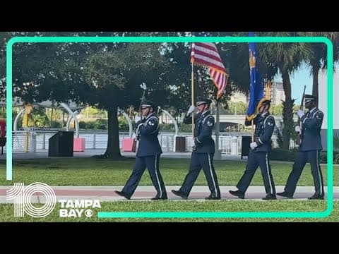 Veterans Day ceremony at Tampa’s MacDill Park