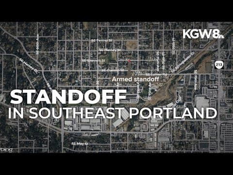 Police in standoff with armed suspect in Southeast Portland garage