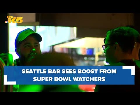 Seattle business sees a boost from Super Bowl watchers