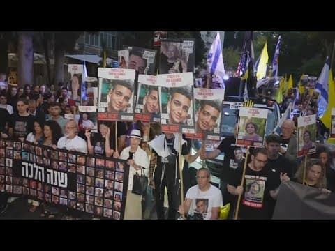 Jewish, Pro-Palestinian groups mark the anniversary of the Oct. 7 attacks in Israel