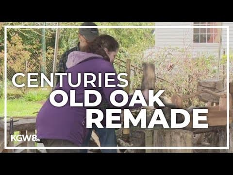 Centuries-old oak is remade at the Willamette Heritage Center in downtown Salem