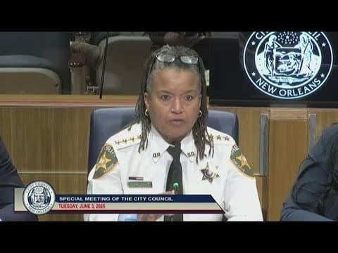 Watch: New Orleans City Council holds a special meeting on the conditions at the Orleans Justice Cen