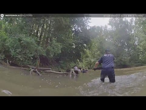 Bodycam video shows officers rescuing 7-year-old in reported drowning in Pataskala river
